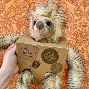 SLOTH Heat & Hug Plush Stuffed Animal NEW Little Toasties New Zealand SLOTH Heat & Hug Plush Stuffed Animal NEW Little Toasties New Zealand